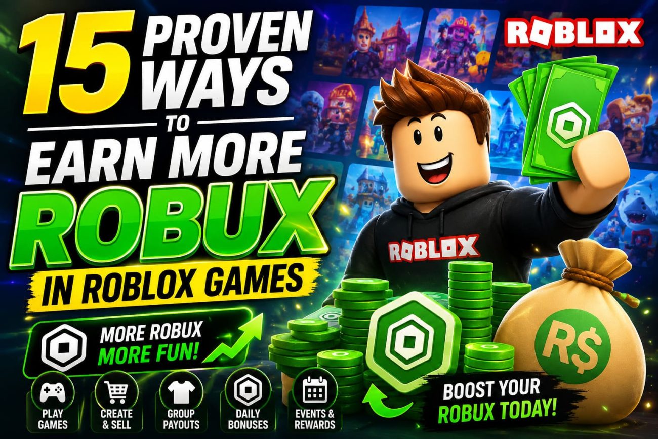 15 Proven Ways to Earn More Robux in Roblox Games