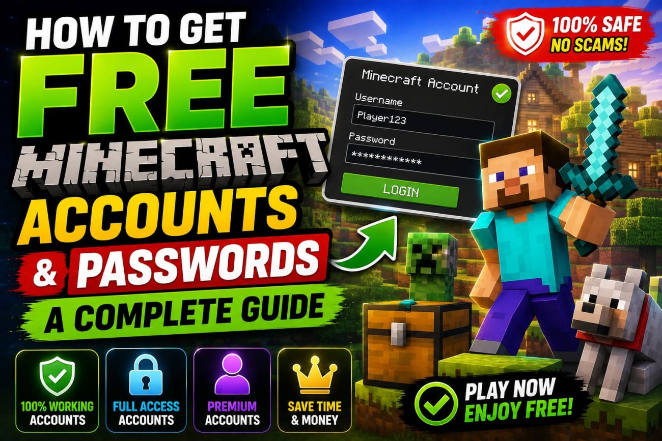 How to Get Free Minecraft Accounts & Passwords: A Complete Guide