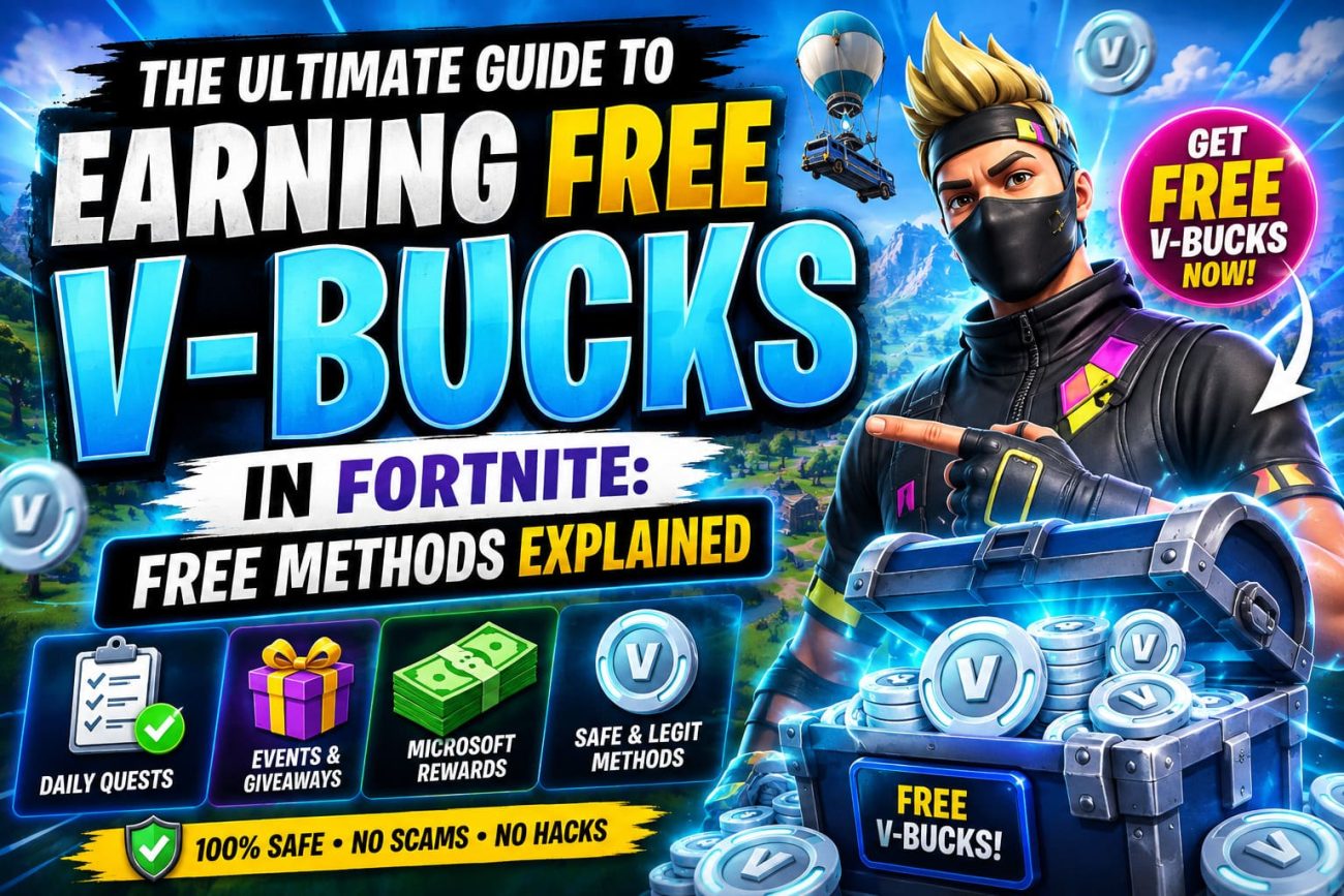 The Ultimate Guide to Earning Free V-Bucks in Fortnite: Free Methods Explained